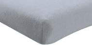 Простынь на резинке 140x200 см серый Zastelli