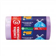 Мішки для сміття із затяжками Фрекен Бок Family Pack стандартні 35 л 70 шт. (4823071637991)