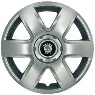 Колпак для колес SKS Skoda 337 R15" 4 шт. серебряный