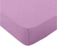 Простынь на резинке 160x200 см лавандовый Zastelli