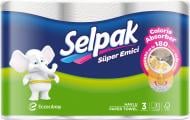 Бумажные полотенца Selpak Calorie трехслойная 3 шт.
