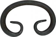 Завиток кованый "С" образный 150х90
