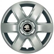 Ковпак для коліс SKS Skoda 337 92031 R15" 4 шт. срібний