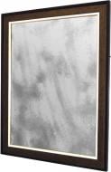 Зістарене дзеркало X8 KZ4247-1280S в коричневій багетній рамі 95х75 см