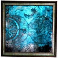 Картина на зеркале X7 GRANGINA BLUE MAP №61G 71x71 см СЕАПС 2260607061G