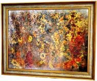 Картина на зеркале X8 VOLCANIC AMBER № 1178GLD 76x95 см СЕАПС 22608011178GLD