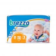 Підгузки Brezzo Midi 3 4-9 кг 36 шт.