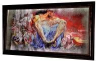 Картина на зеркале Х9 DEMON VRUBEL №2016 135,4x75,4 см СЕАПС 2212602016