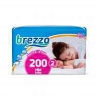 Підгузки Brezzo Mini 2 3-6 кг 200 шт.