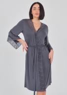 Халат домашний женский Roksana Graphite р. 48 графит №1347/60460