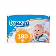 Підгузки Brezzo Midi 3 4-9 кг 180 шт.