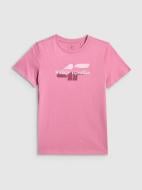 Футболка 4F TSHIRT F2885 4FJWSS26TTSHF2885-54S р.158 розовый