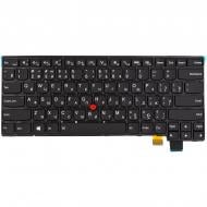 Клавиатура PowerPlant (KB315079) LENOVO Thinkpad T460S черная, черный фрейм, подсветка black