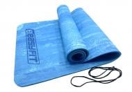 Коврик для йоги EasyFit PER Premium Mat EF-1930-1-BL синий