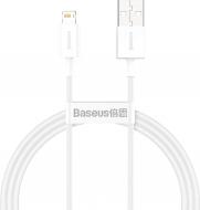Кабель BASEUS USB to Lightning 2.4A (CALYS-A02) 1 м белый (1011164)