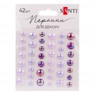 Декоративный элемент самоклеющиеся Beads лиловые 42 шт. 42 шт. Santi