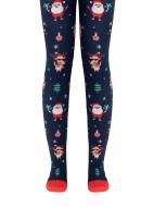 Колготки унисекс Conte-Kids новогодние 553 19С-95/1СП  р.104 темно-синий