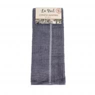 Салфетка махровая 50x30 см темно-серый