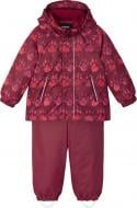 Комплект детской одежды для девочек Reima Ruis рост 86 бордовый 513127A-3955