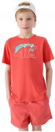 Футболка 4F 4FJWSS25TTSHM1917-63S TSHIRT р.140 червоний