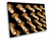 Картина Винные бутылки 40x30 см WallArt 54593-1.1