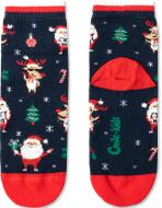 Шкарпетки дитячі для дівчатокдля хлопчиків Conte-Kids новорічні 517 19С-64СП р.13-14 темно-синій