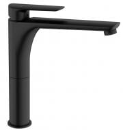 Смеситель для умывальника Imprese BLANICE высокий чорний матовий, 35 мм