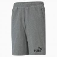 Шорты Puma ESS Jersey Shorts 58697103 р. 140 серый Шорты Puma ESS Jersey Shorts 58697103 р. 140 серый