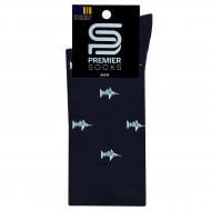 Шкарпетки чоловічі Premier Socks з акулами р.27 синій