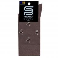 Носки мужские Premier Socks с страусом р.25 коричневый