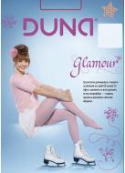 Колготки для девочек Duna эластичные с рельефным рисункомр.152 белый