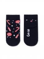 Шкарпетки дитячі для дівчатокдля хлопчиків Conte-Kids новорічні 521 19С-87СП р.11-12 темно-синій