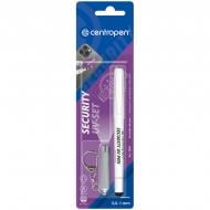Маркер Centropen Security UV-ZPen с фонариком прозрачный 2699/1/BL
