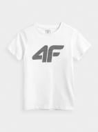 Футболка 4F NOSDJ-JTSM301-10S р.134 белый