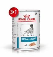 Консерва Royal Canin для собак VD Hypoallerginic loaf 3+1 400 г