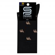 Шкарпетки чоловічі Premier Socks з верблюдами р.29 чорний