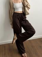 Брюки женские Twins Моно атлас р.M коричневый