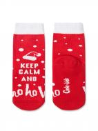 Носки детские для девочекдля мальчиков Conte-Kids новогодние 519 20С-69СП р.13-14 красный