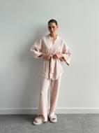 Комплект женский Twins кимоно + штаны р. S/M пудровый