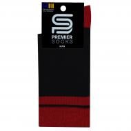 Шкарпетки чоловічі Premier Socks в рубчик р.25 чорний