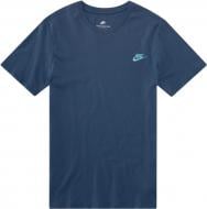 Футболка Nike M NSW TEE CLUB EMBRD FTRA 827021-464 р.2XL синий