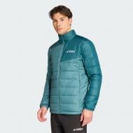 Пуховик мужской зимний Adidas MT DOWN JACKET JZ9963 р.2XL зеленый