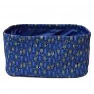 Корзина Уют 32х20х16 см синий Bagland