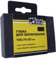 Губка шліфувальна Werk з.120 К120 100x70x25 мм 68012