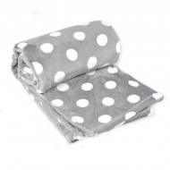 Плед флисовый Sweet 150x210 см темно-серый Emily