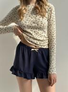 Шорты женские Twins с рюшами р. M синий