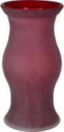 Ваза стеклянная La Ruvida Рубин 48 см рубиновая