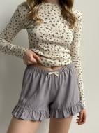 Шорты женские Twins с рюшами р. L серый