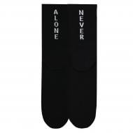 Шкарпетки чоловічі Premier Socks з написом NEVER ALONE р.25 чорний