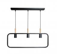 ВИТРИНА! Подвес Светкомплект Loft RL 3x40 Вт E27 черный/дерево